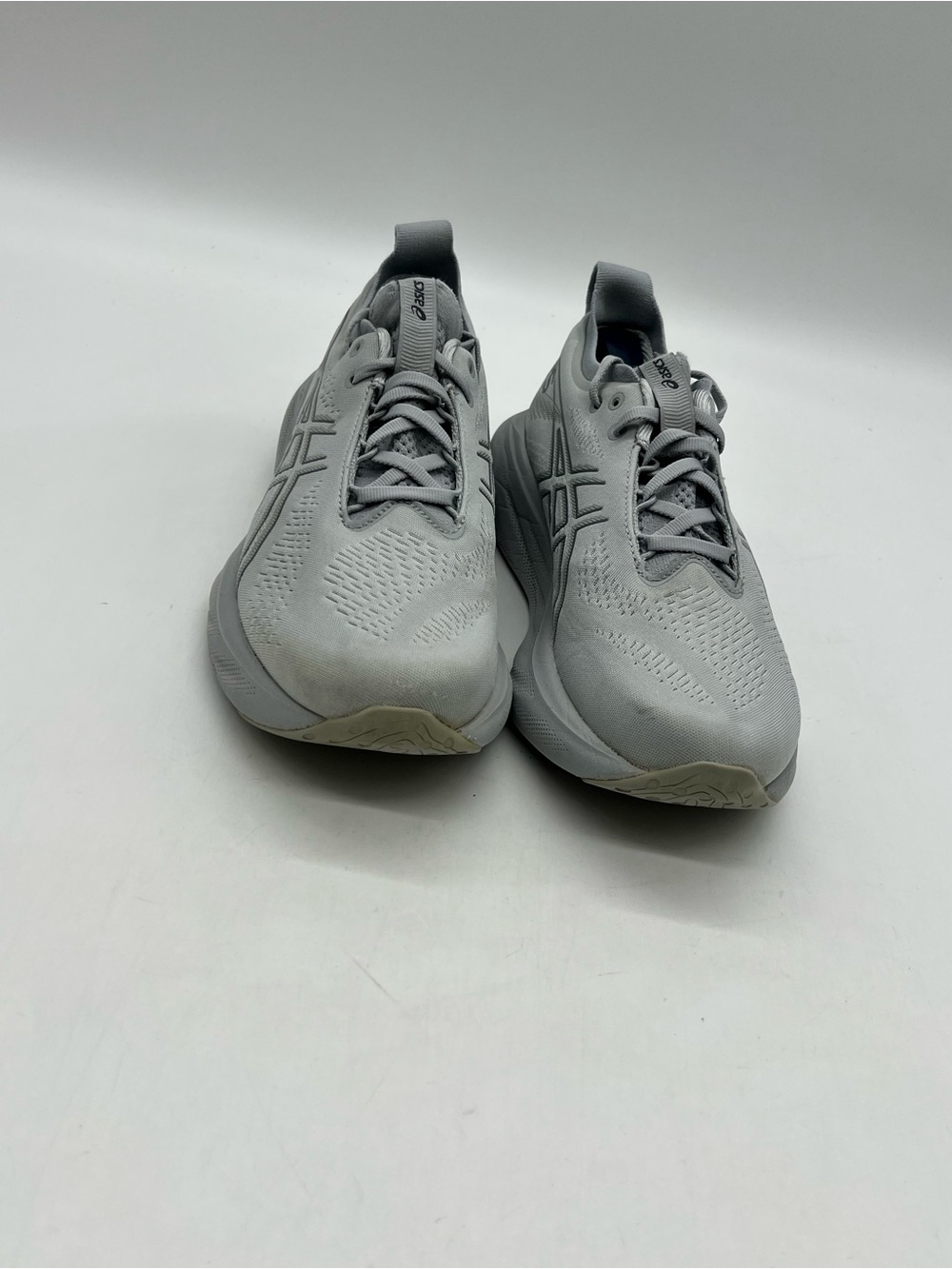 Asics Gel-Nimbus 25 Womens Sz 9 Sheet Rock Carrier Grey Running Athletic Shoes